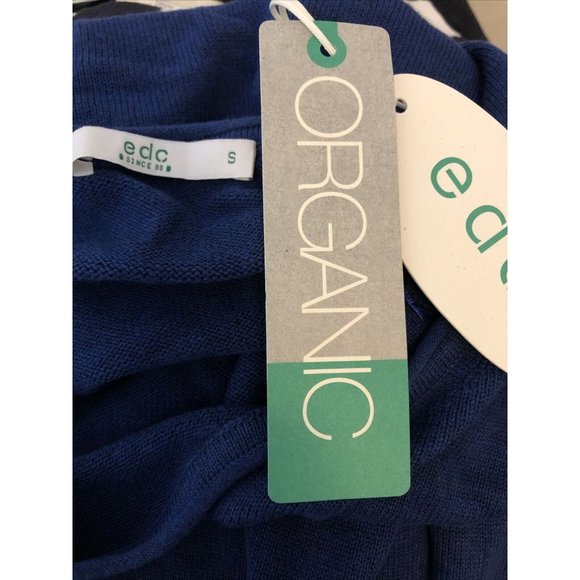 NEW - EDC by ESPRIT Royal Blue mini sweater dress - Picture 6 of 6